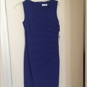 Calvin Klein Atlantis Blue Starburst Dress